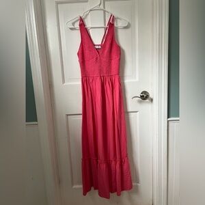 Elegant Pink Maxi Dress